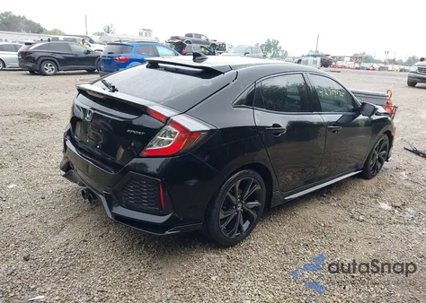 2017 Honda Civic Sport из США, поврежденный, VIN SHHFK7H43HU209989